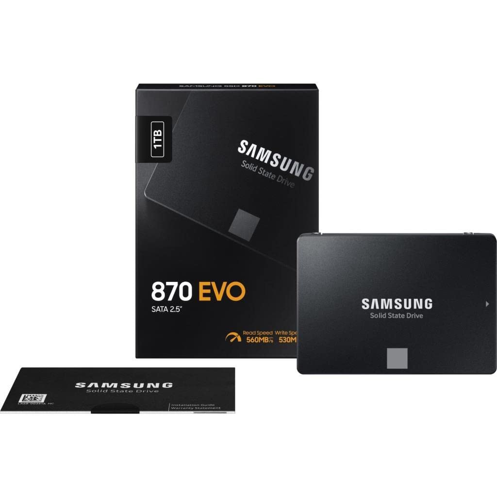 Samsung 870 EVO 1TB SATA 2.5" SSD MZ-77E1T0BW