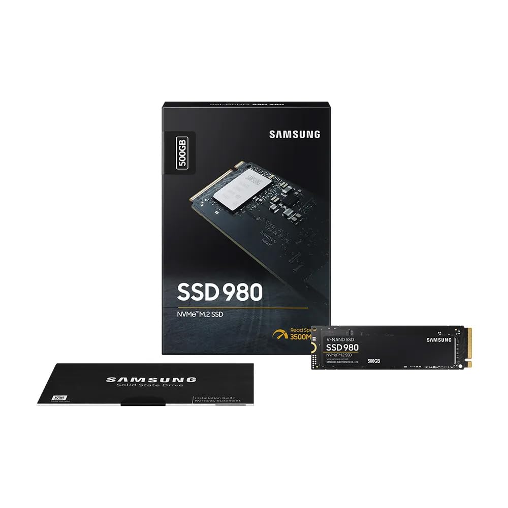 Samsung 980 500GB PCIe Gen 3 NVMe SSD MZ-V8V500BW