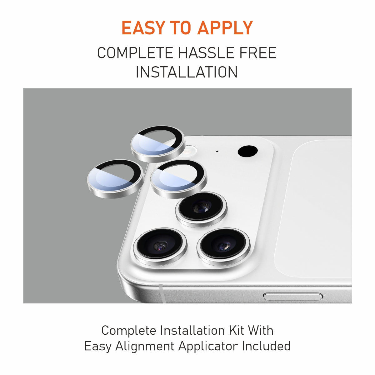 Muvtech iPhone 17 Pro & Pro Max Camera Lens Protector