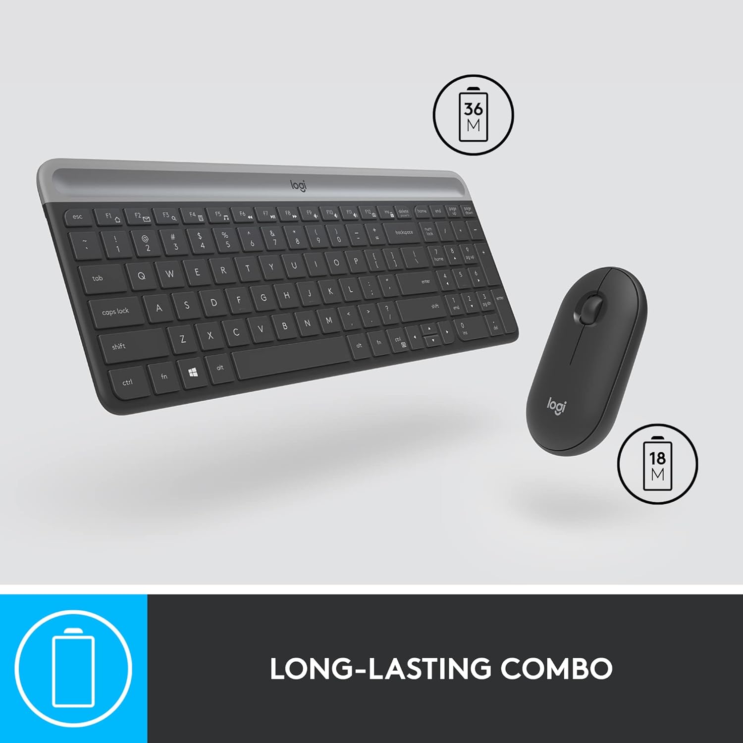 Logitech MK470 Slim Wireless Combo Kit