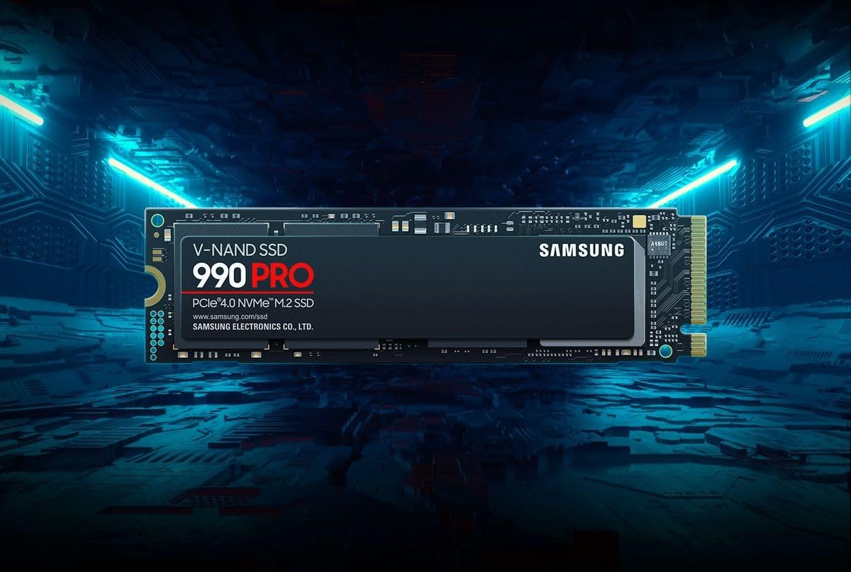 Samsung 990 Pro 1TB PCIe Gen 4 NVMe SSD MZ-V9P1T0BW