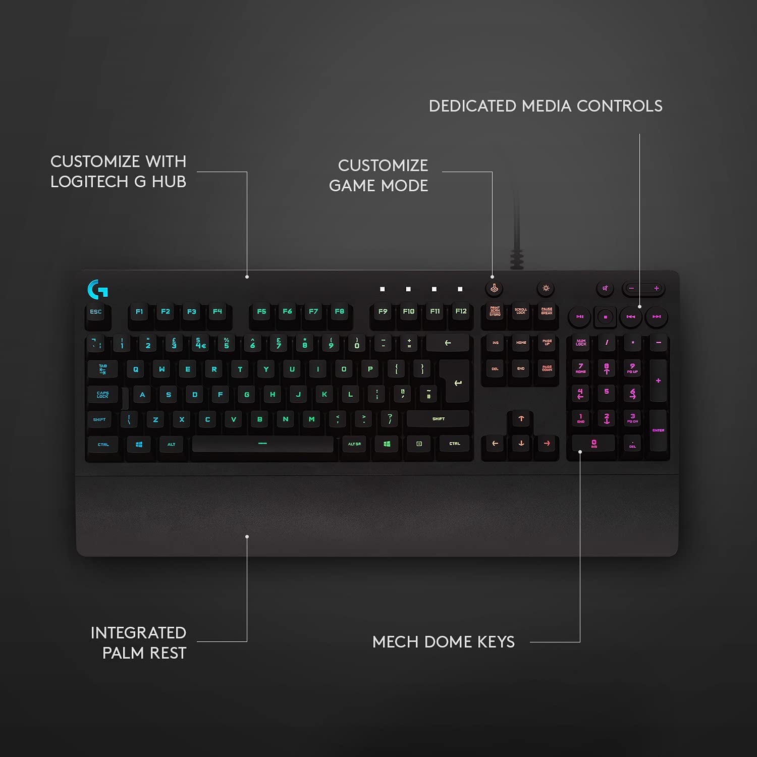 Logitech Keyboard G213 PRODIGY RGB Gaming