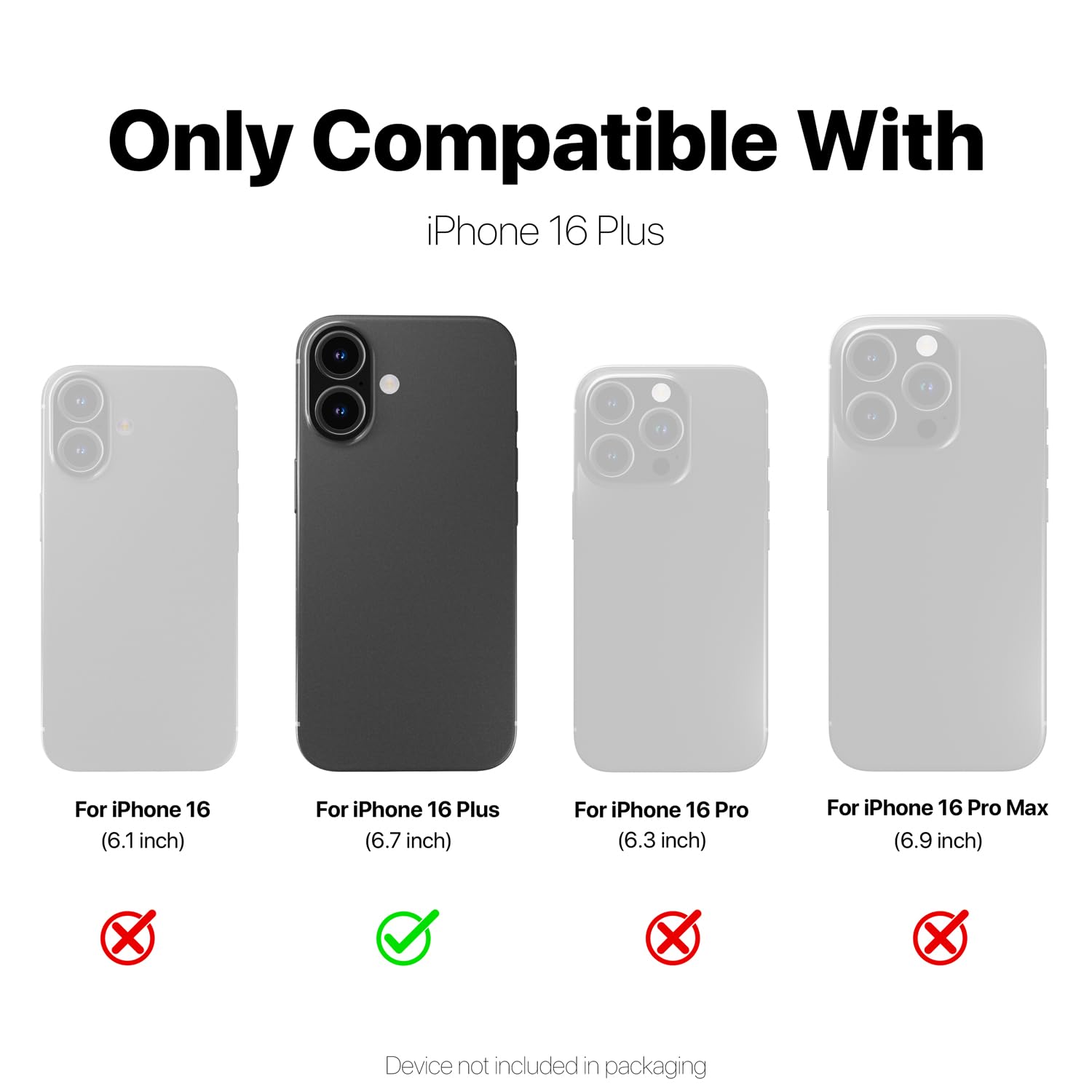 GRIPP 360° True Privacy HD Tempered Glass Screen Protector for iPhone 16 Pro Max (6.9") Anti Scratch & Fingerprint with 9h Protection, Edge to Edge Full Coverage Anti Spy Screen Guard (Easy Installation) - Black