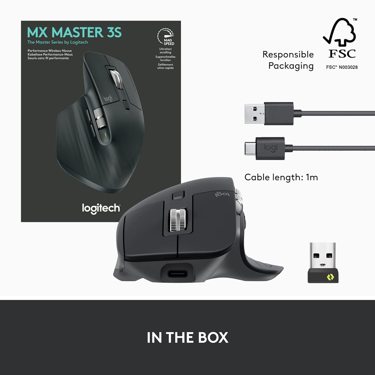 Logitech MX Master 3S Wireless Mouse