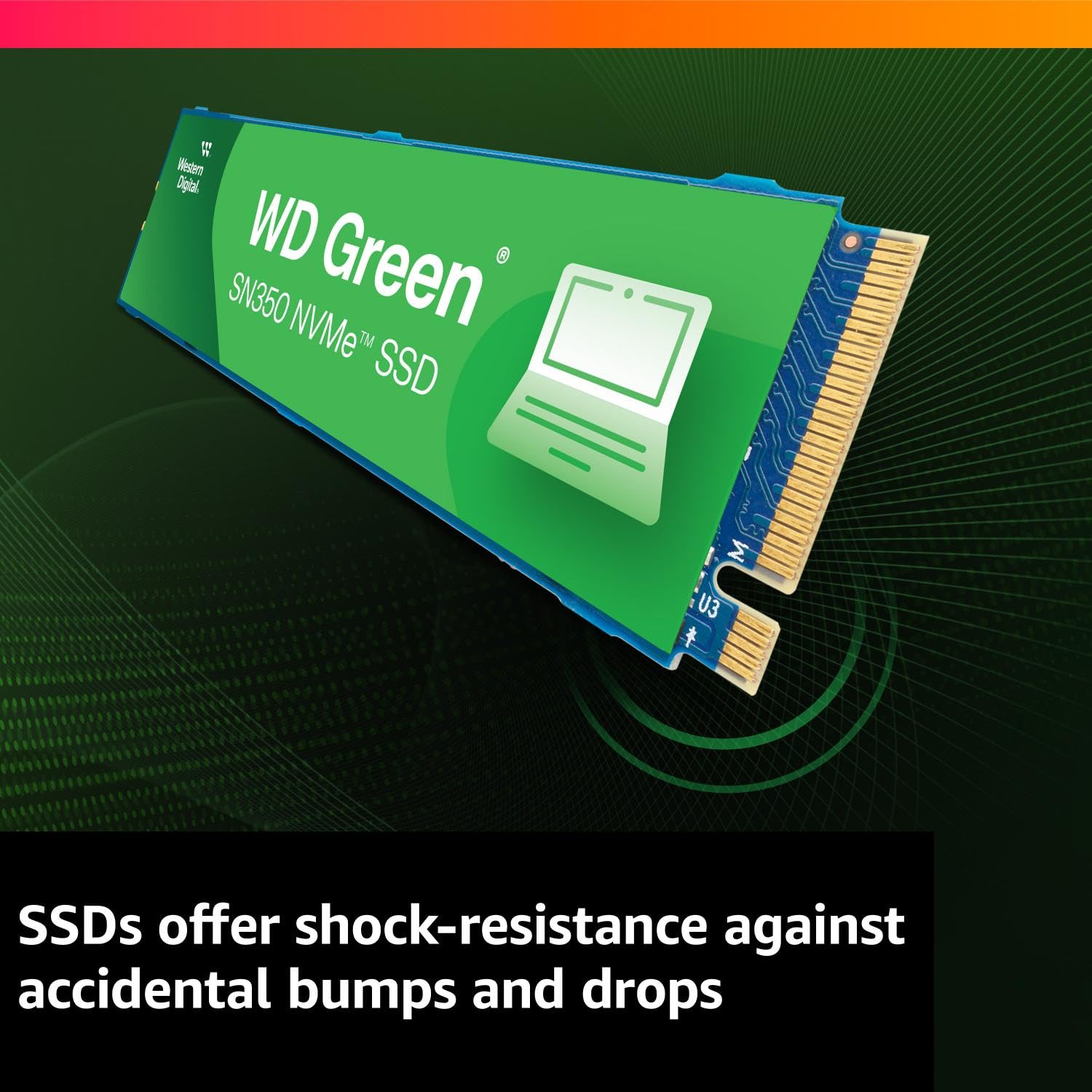 WD SN350 500GB SSD NVMe Green PCIe