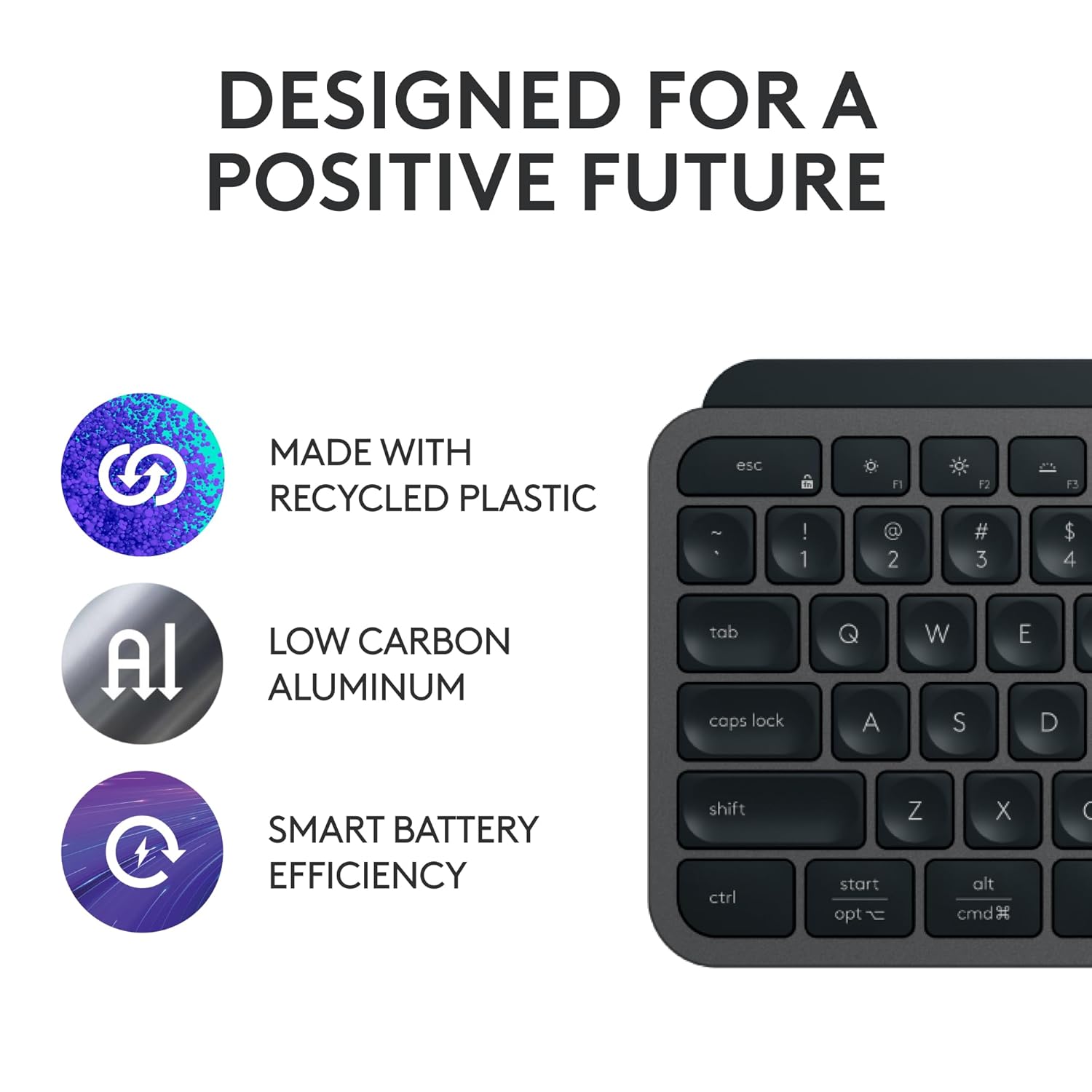 Logitech MX Keys S Cordless Keyboard Mouse Combo