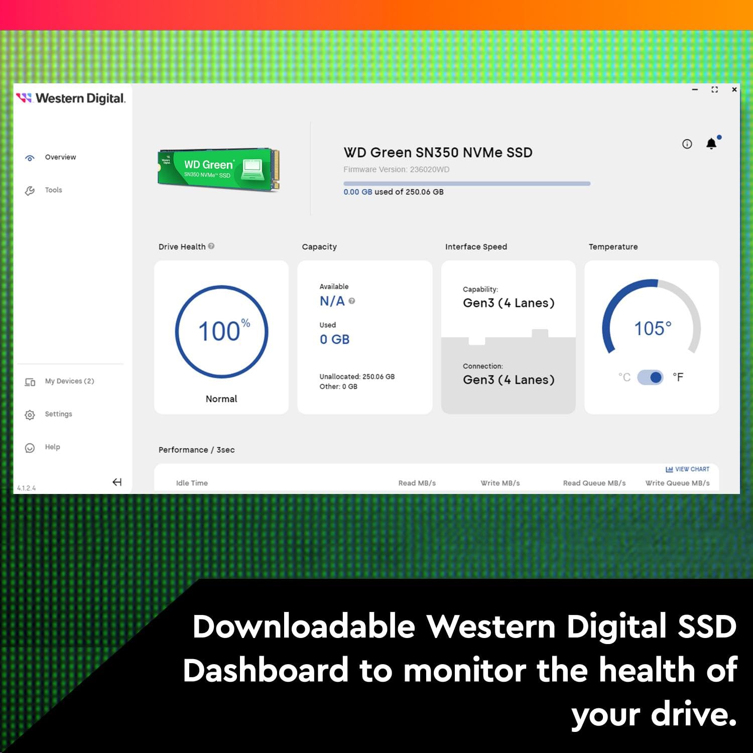 WD SN350 250GB NVMe Green PCIe Gen3