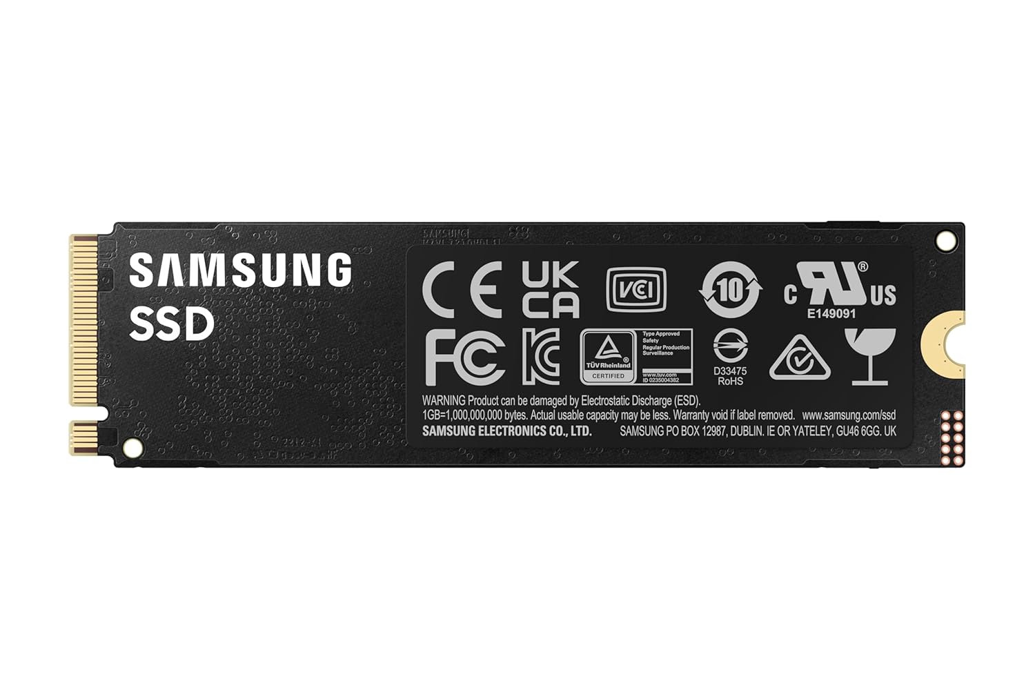 Samsung 990 Pro 4TB PCIe Gen 4 NVMe SSD MZ-V9P4T0BW