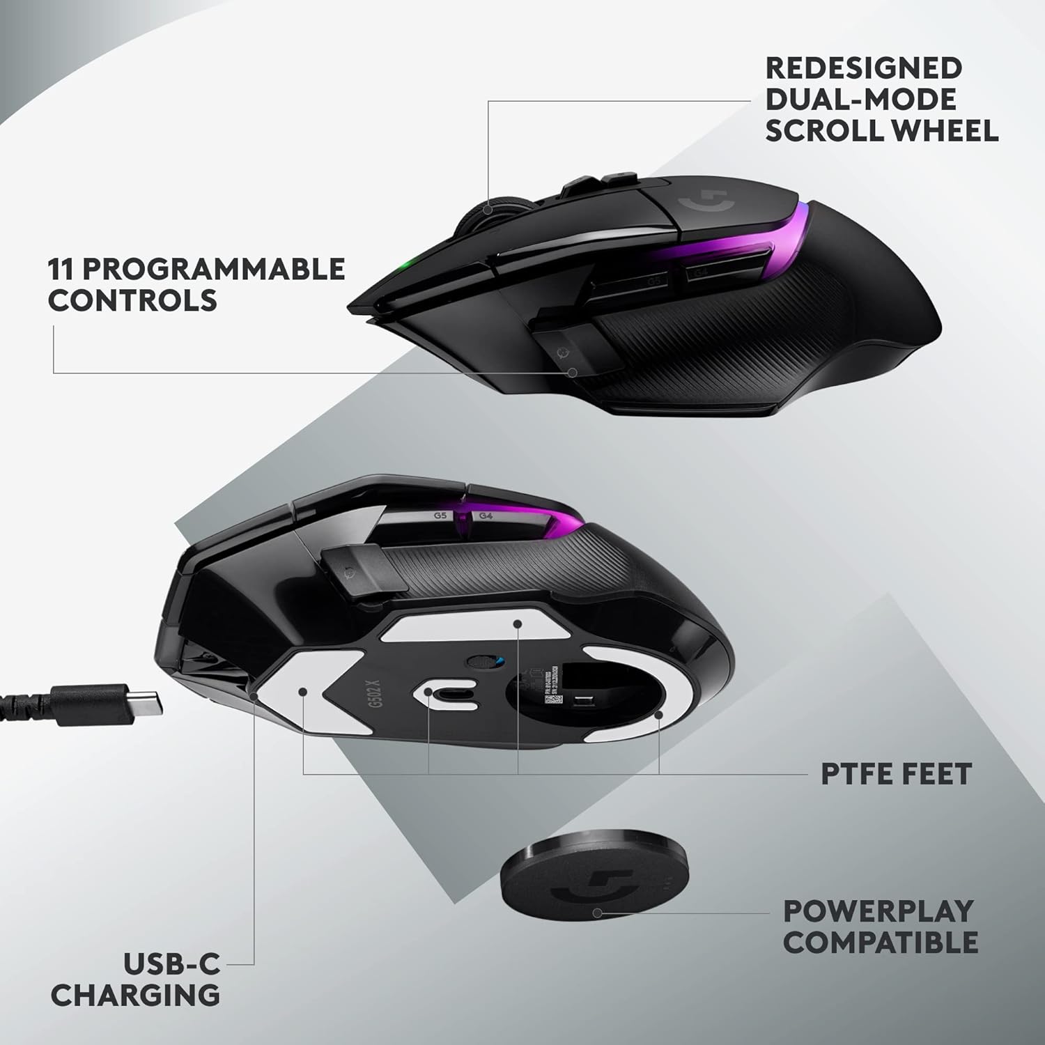Logitech G502 X LIGHTSPEED PLUS Wireless Gaming mouse