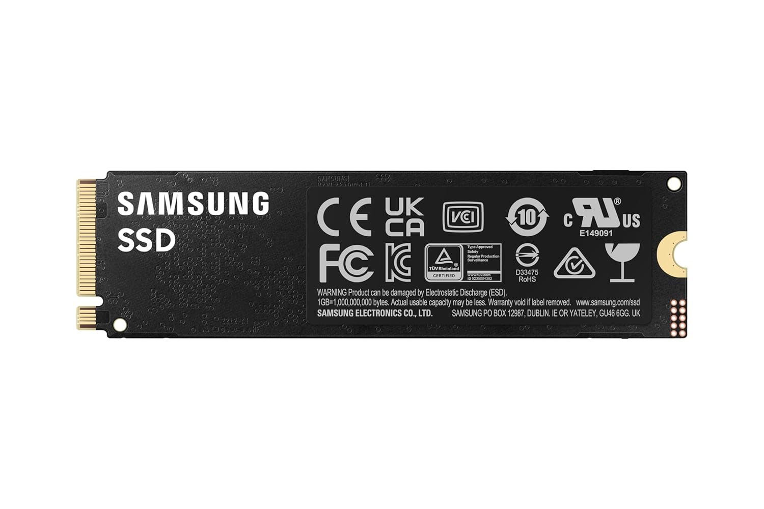 Samsung 990 Pro 1TB PCIe Gen 4 NVMe SSD MZ-V9P1T0BW