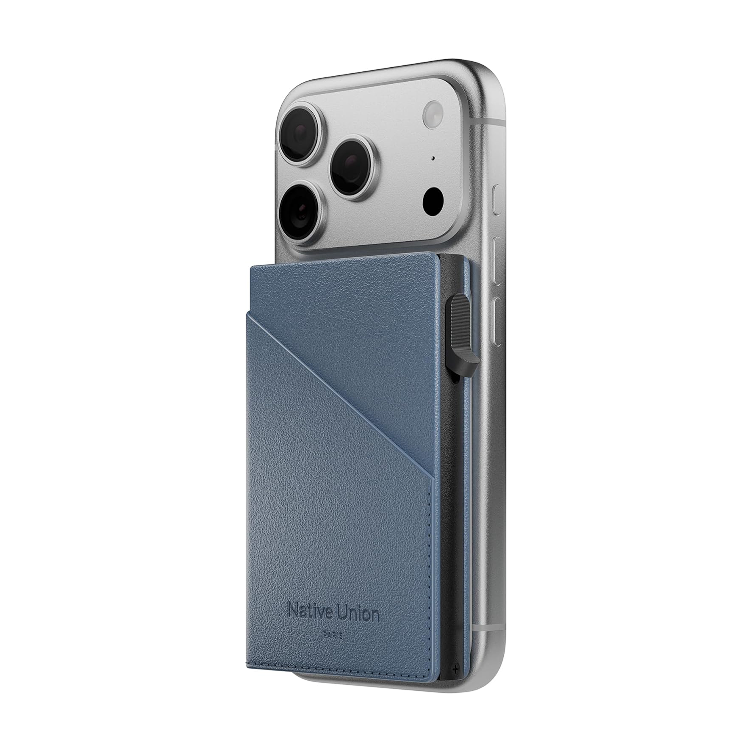 Native Union Card Slide Wallet - Compatible with MagSafe for iPhone - RFID Protector, Ultra-Thin Recycled Leather, Slide Access - Up to 6 Cards