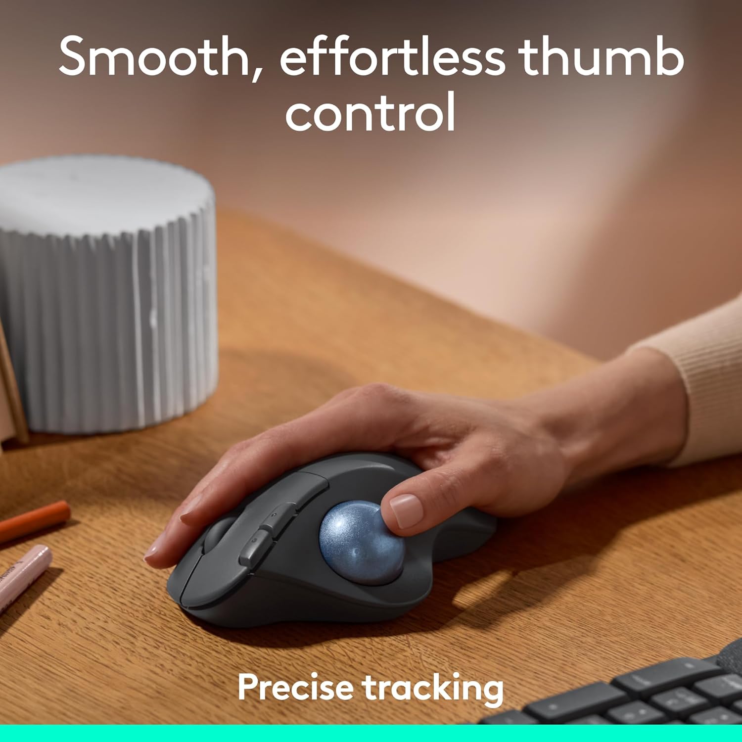 Logitech Mouse M575 Wireless Trackball Ergo