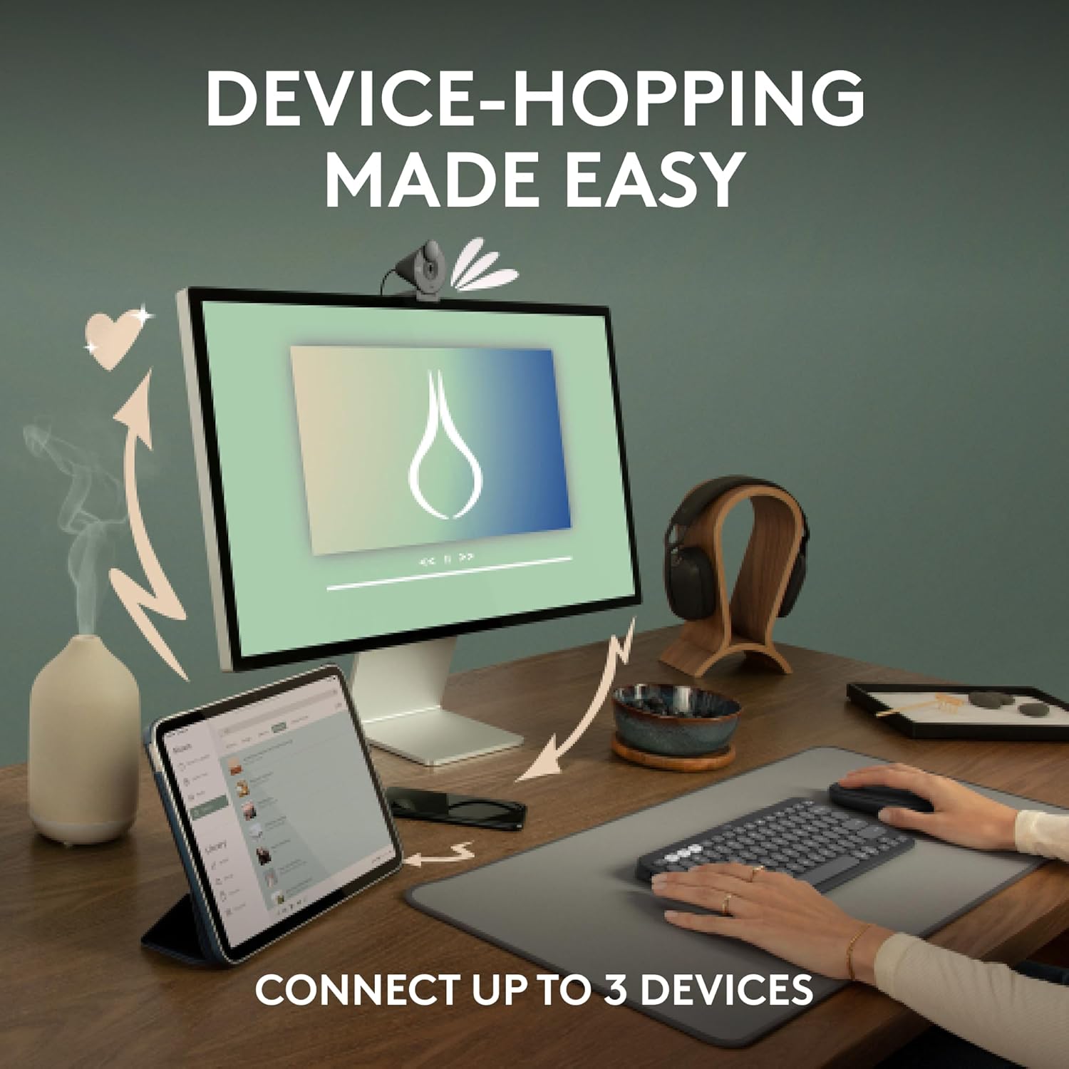 Logitech Pebble Mouse 2 M350s Bluetooth