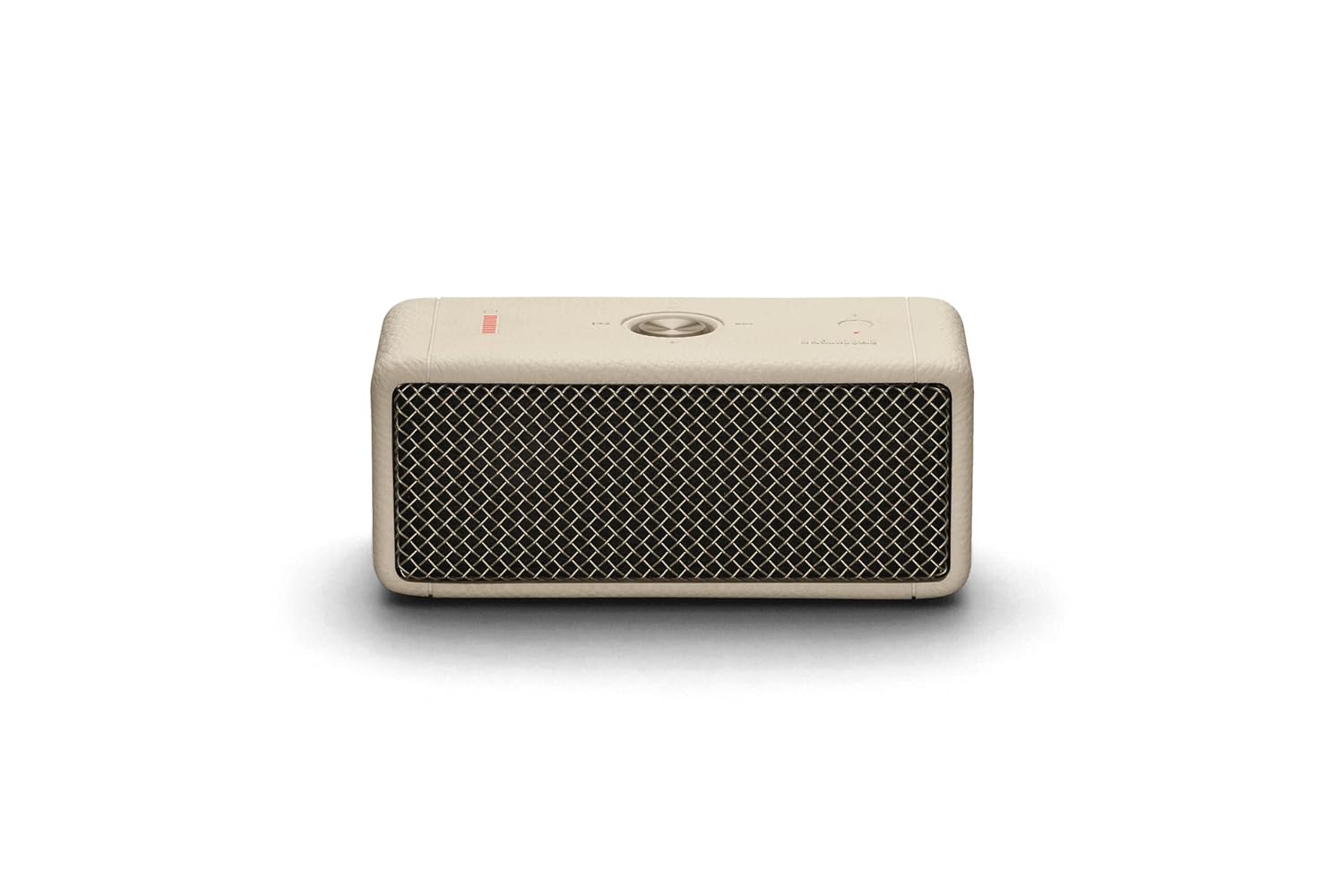 Marshall Emberton II Compact Portable Bluetooth Speaker with 30+ hours of Playtime, (360° sound), Dust & Waterproof (IP67) – Black & Brass.