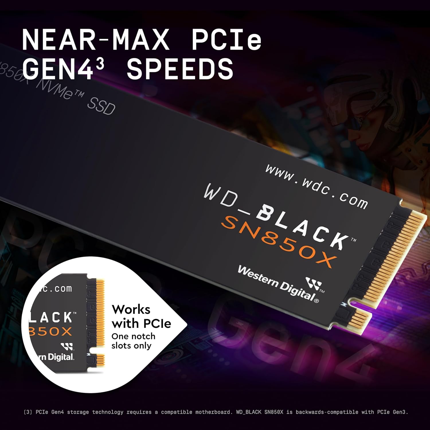 WD Black SN850X 2TB PCIE Gen4 NVMe SSD WDS200T2X0E