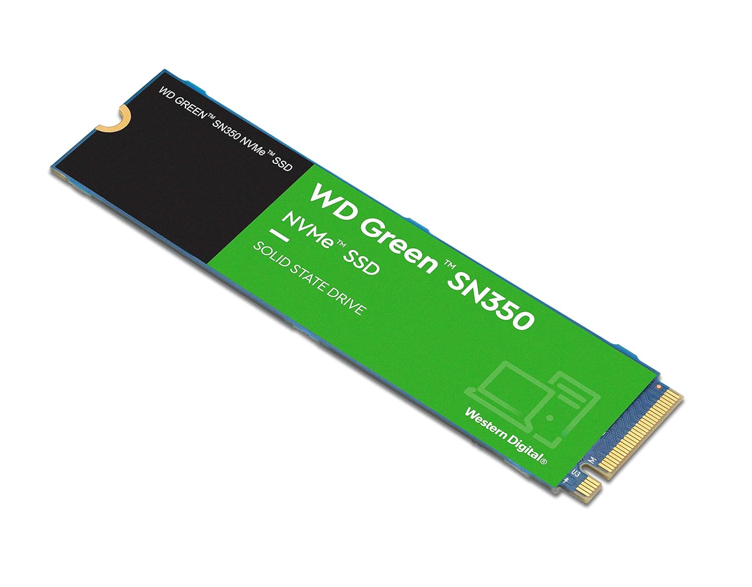WD SN350 500GB SSD NVMe Green PCIe