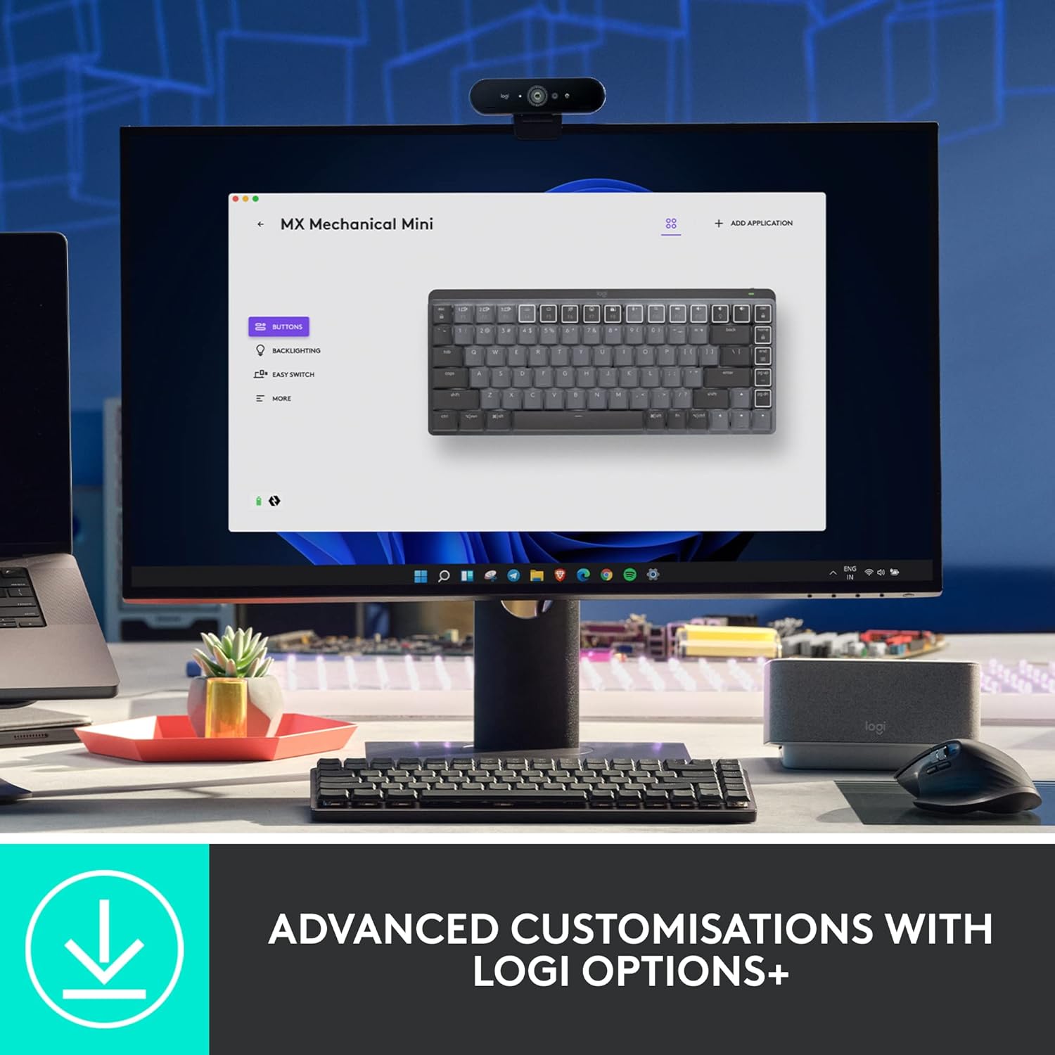 Logitech MX KEYS MINI Mechanical Cordless Keyboard