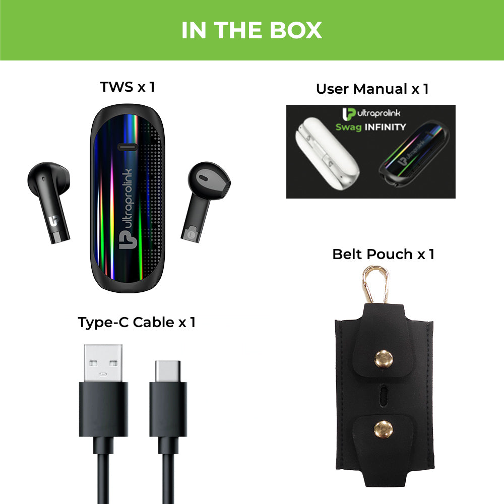 Swag Infinity Super Slim True Wireless Stereo Earphones UM1148