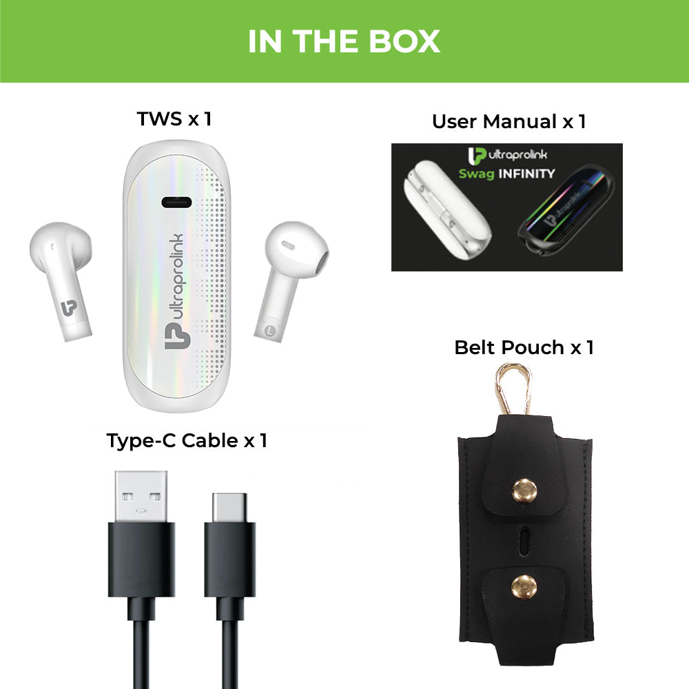 Swag Infinity Super Slim True Wireless Stereo Earphones UM1148