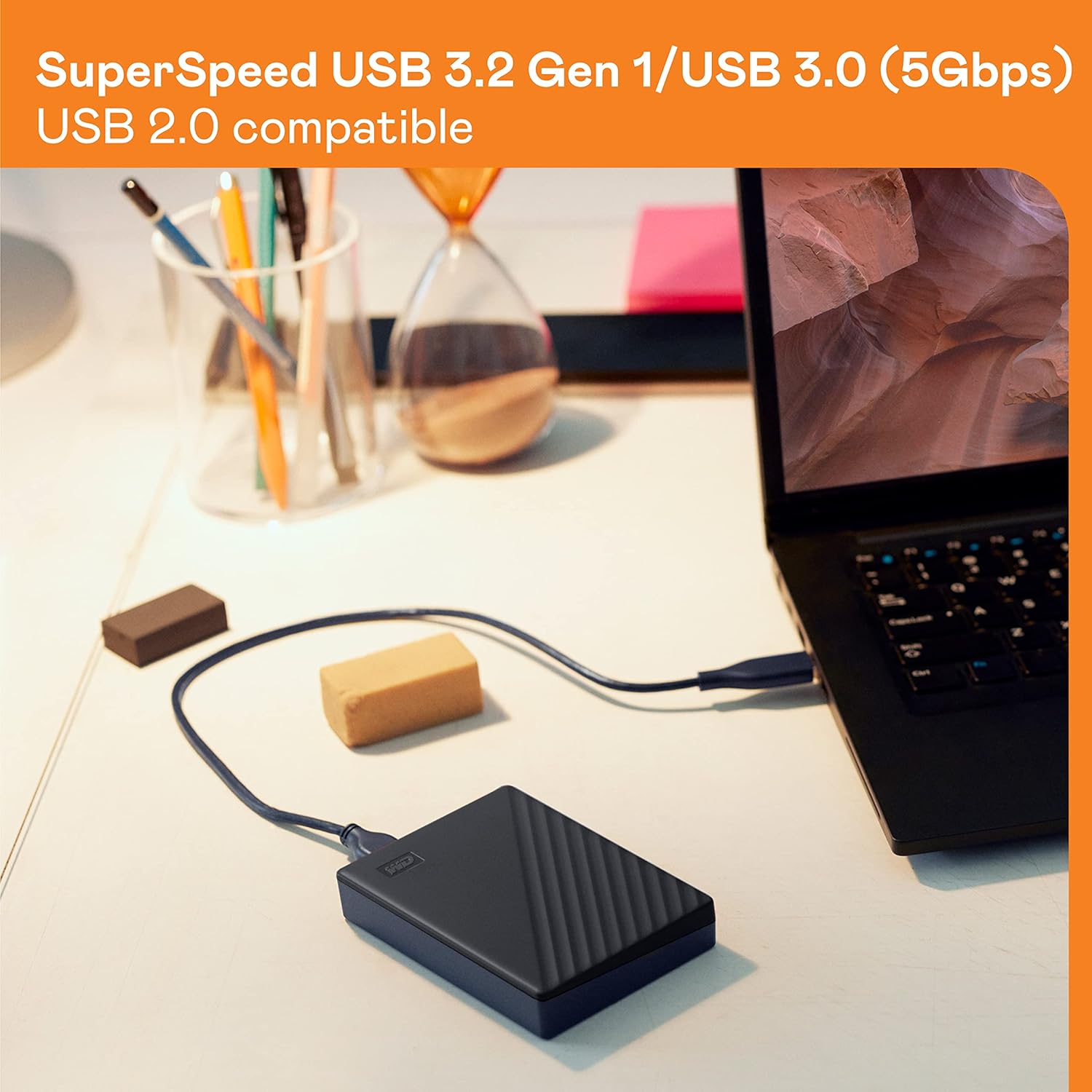 WD 4TB My Passport Portable 2.5" USB HDD