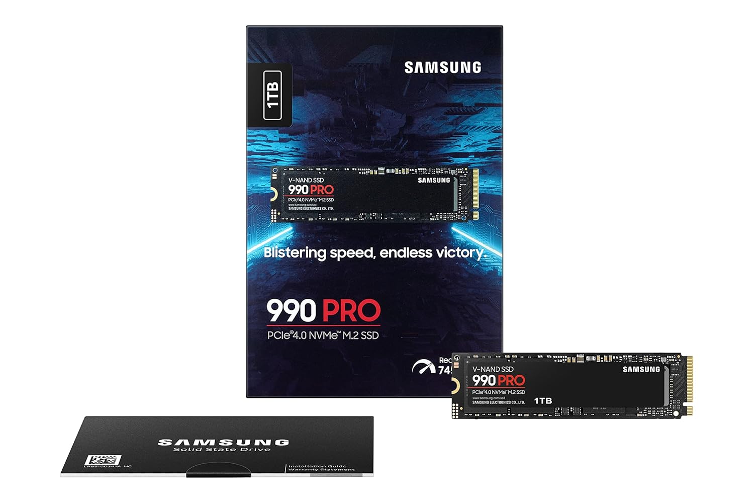 Samsung 990 Pro 1TB PCIe Gen 4 NVMe SSD MZ-V9P1T0BW