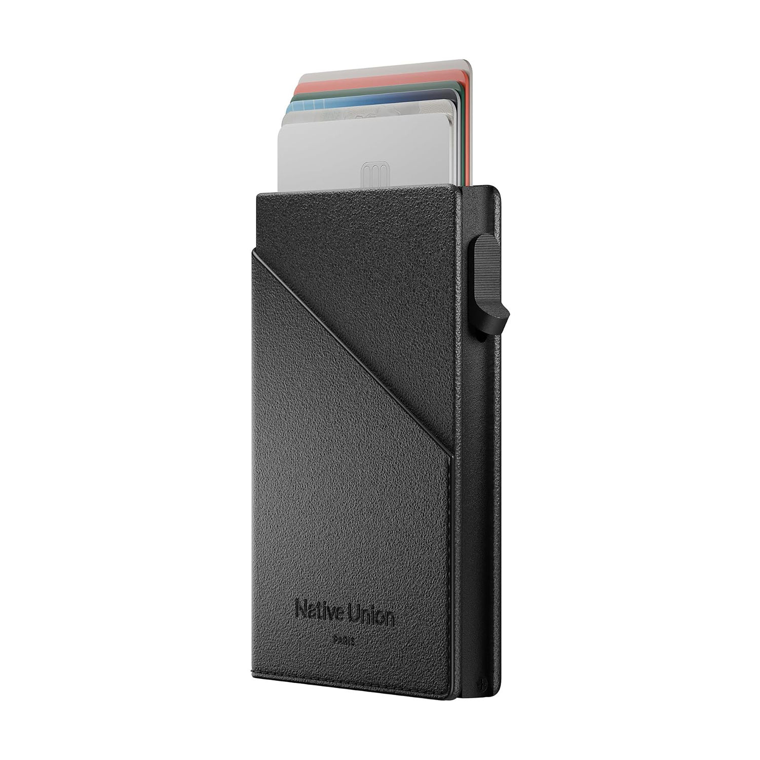 Native Union Card Slide Wallet - Compatible with MagSafe for iPhone - RFID Protector, Ultra-Thin Recycled Leather, Slide Access - Up to 6 Cards