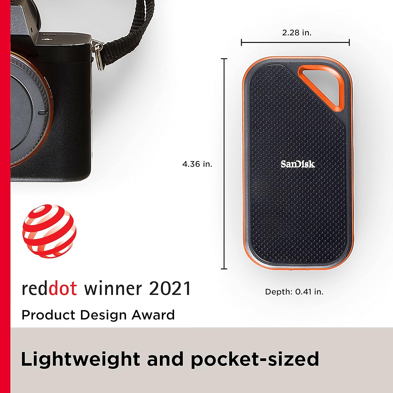 Sandisk 2TB E81 Extreme PRO Portable SSD SDSSDE81-2T00-G25