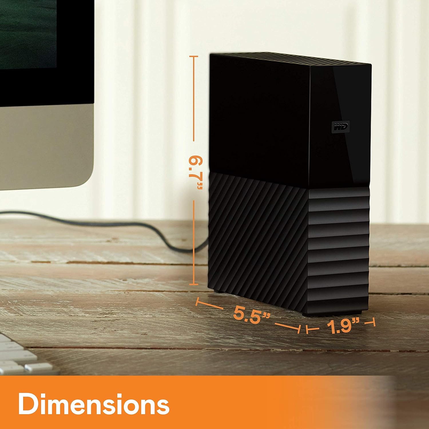 WD 4TB My Book Desktop External HDD WDBBGB0040H
