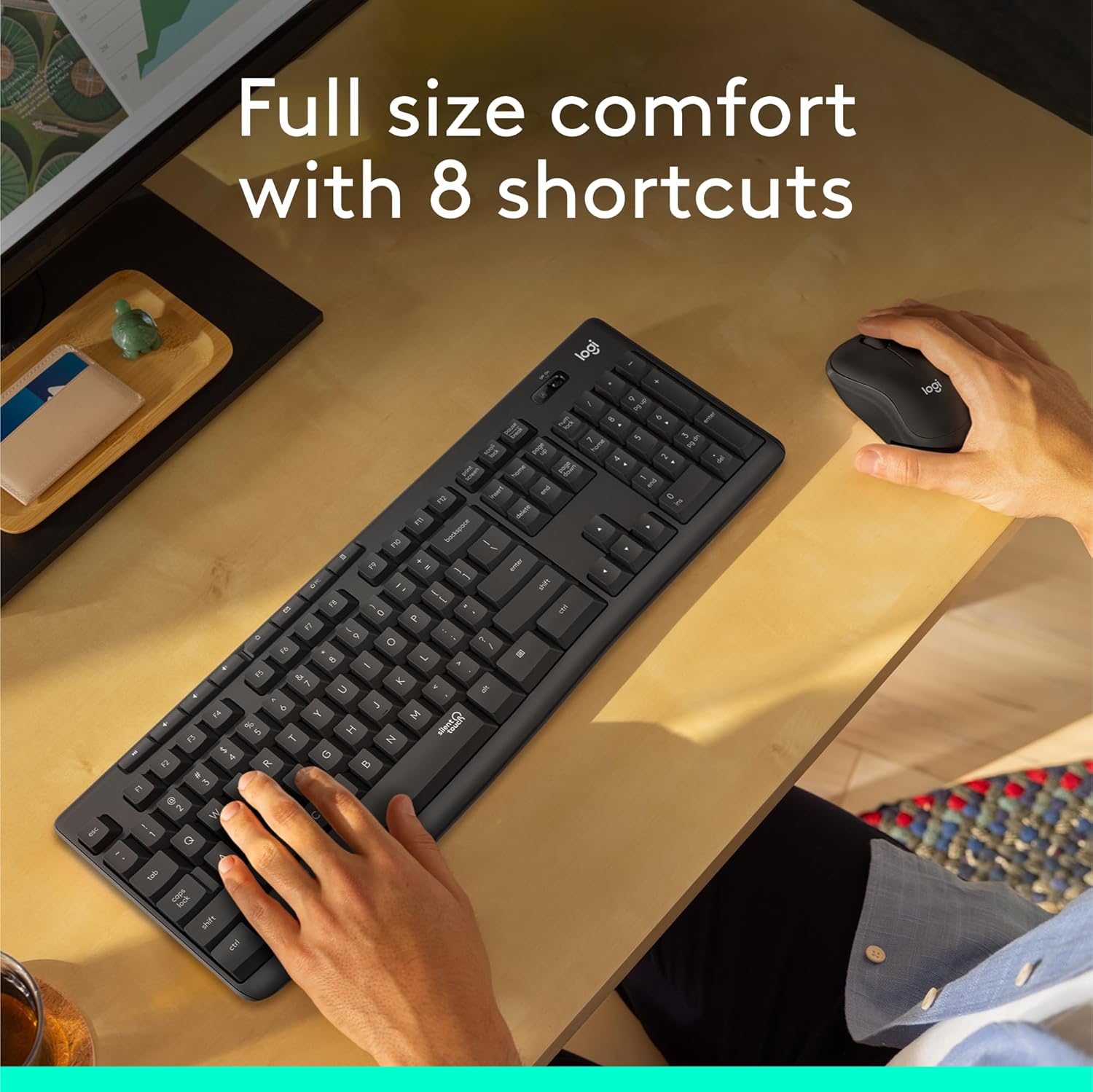 Logitech MK295 Silent Wireless Combo KB+Mouse
