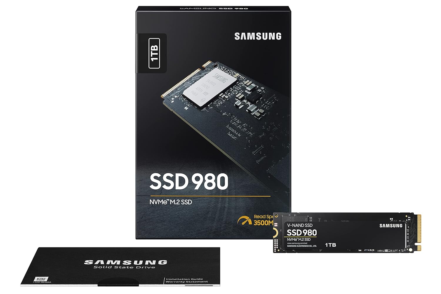 Samsung 980 1TB PCIe Gen 3 NVMe SSD MZ-V8V1T0BW