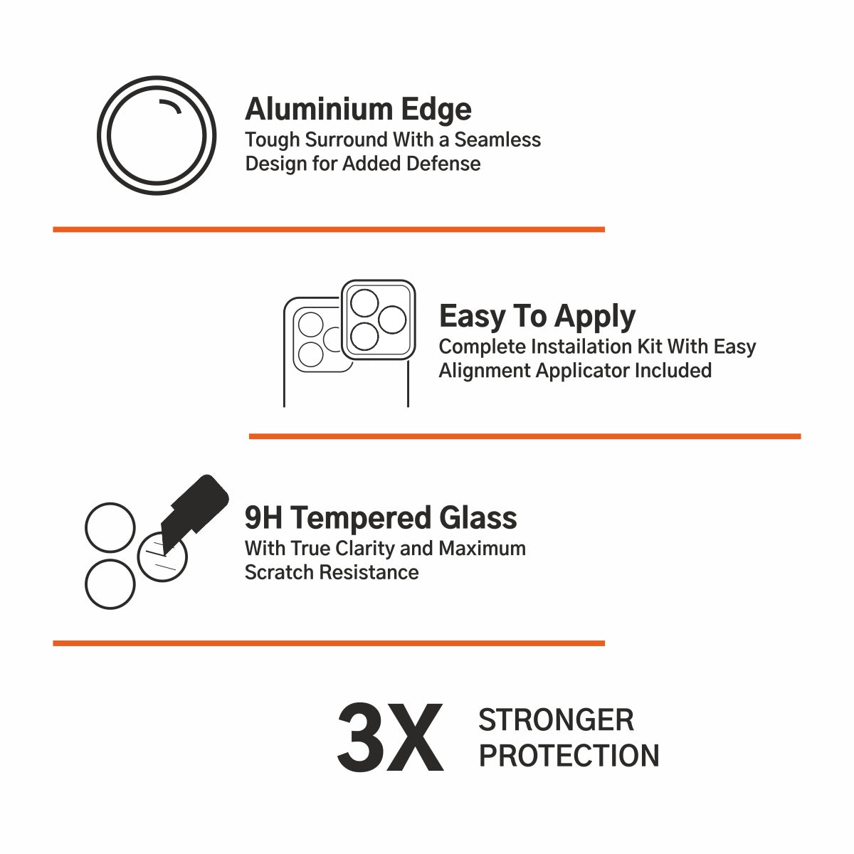 Muvtech iPhone 17 Series Camera Lens Protector