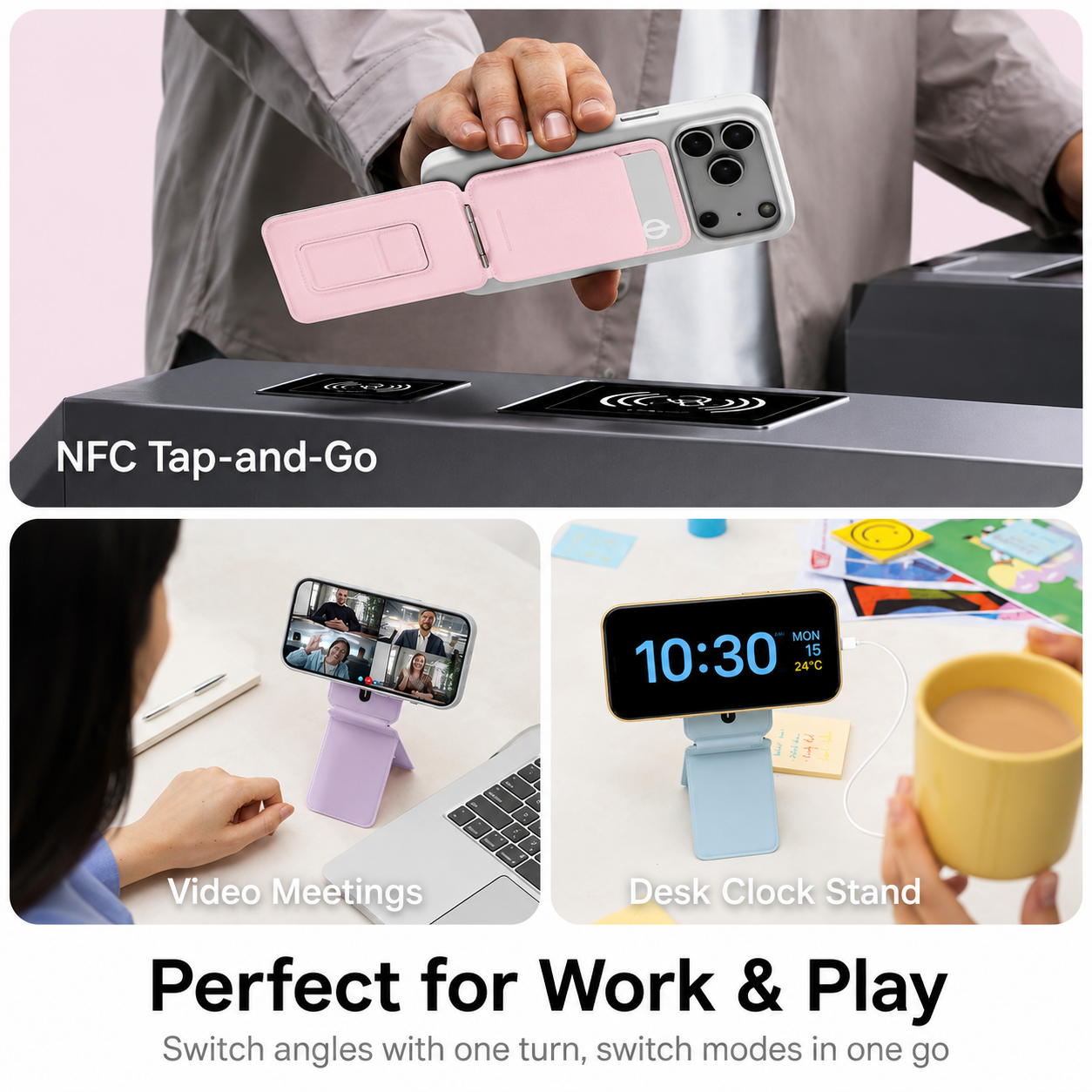 Moft Tripod Stand & Wallet-Compatible Models: iPhone 12/13/14/15/16/17 series (Plus/Pro/Pro Max) and MagSafe-compatible cases. Works with non-MagSafe phones using the included metal ring. With Out Trackable