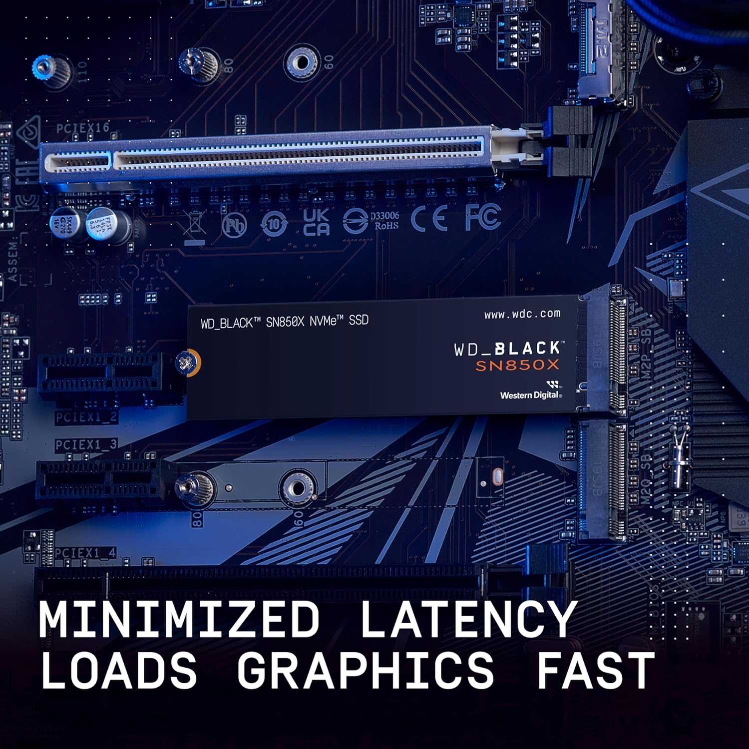 WD Black SN850X 2TB PCIE Gen4 NVMe SSD WDS200T2X0E