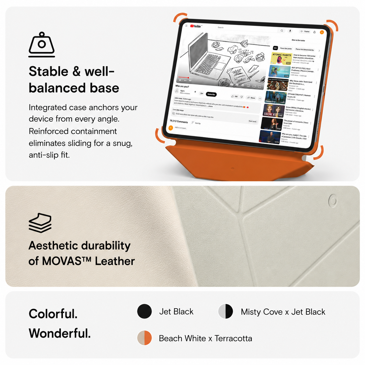 Moft Dynamic Folio Case for iPad