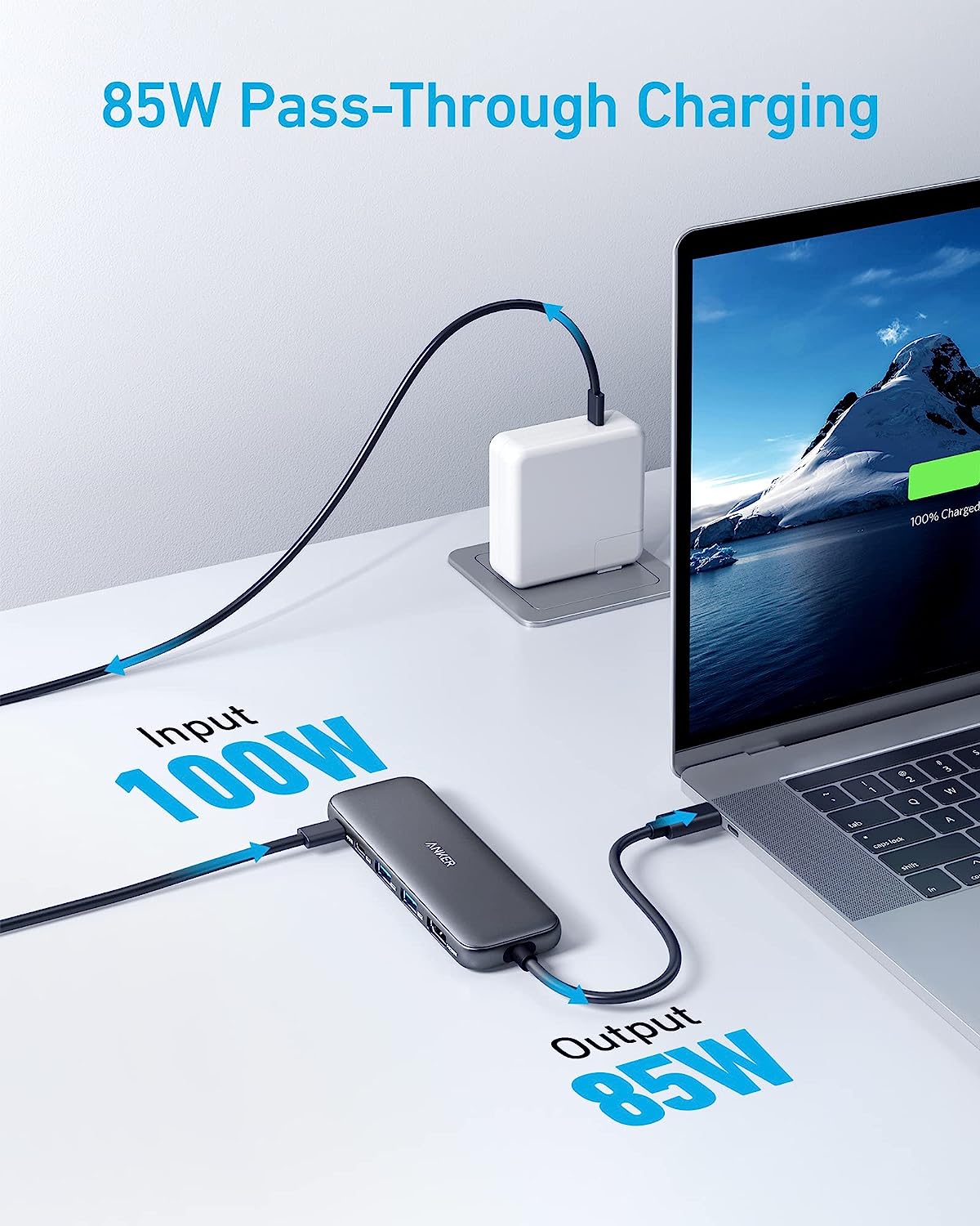 Anker 332 5-in-1 USB-C Hub Aluminium Body