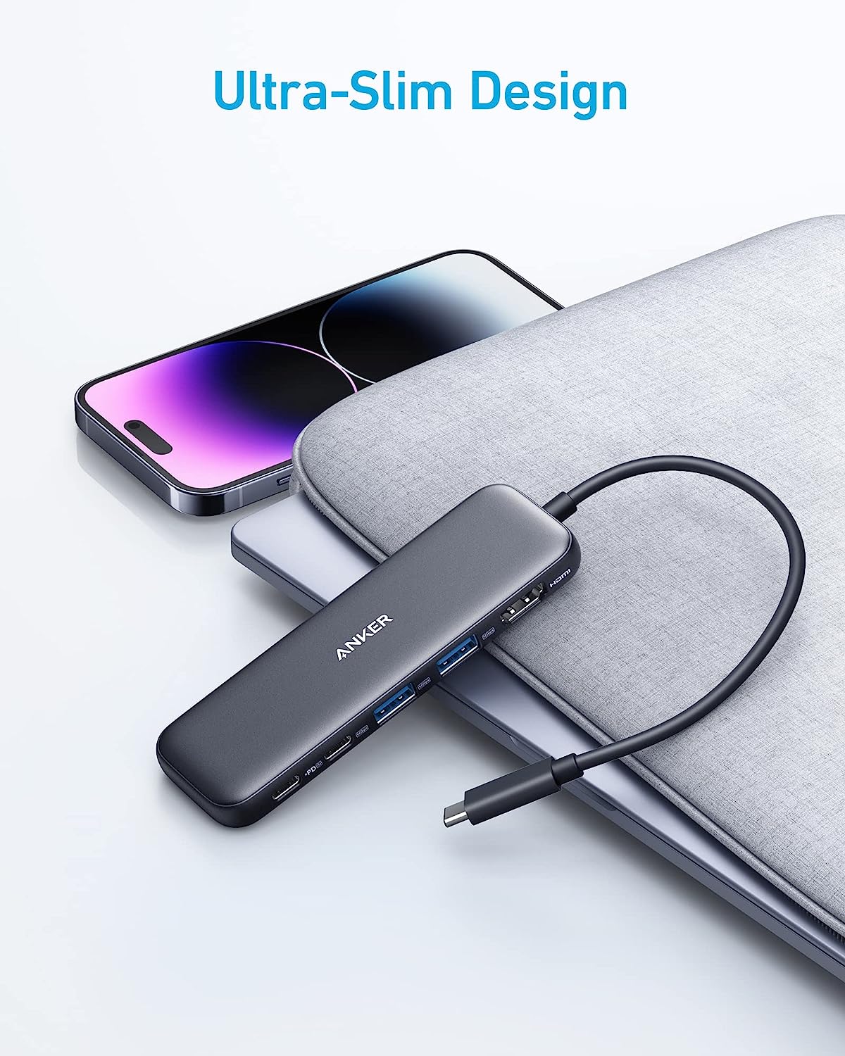 Anker 332 5-in-1 USB-C Hub Aluminium Body