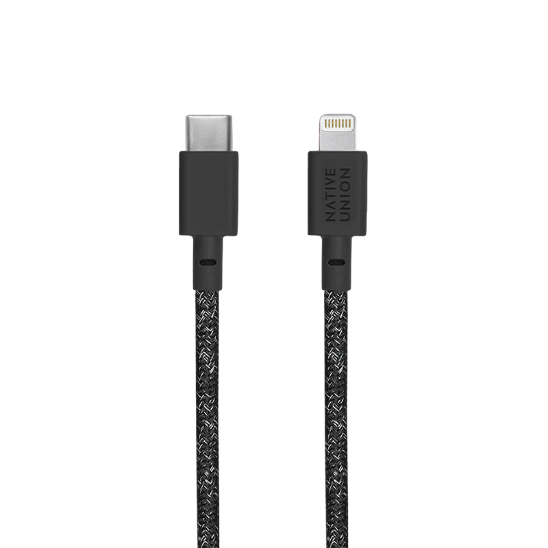 Native Union Belt Cable (USB-C to Lightning) The recycled 4-foot charging cable with bonded leather strap