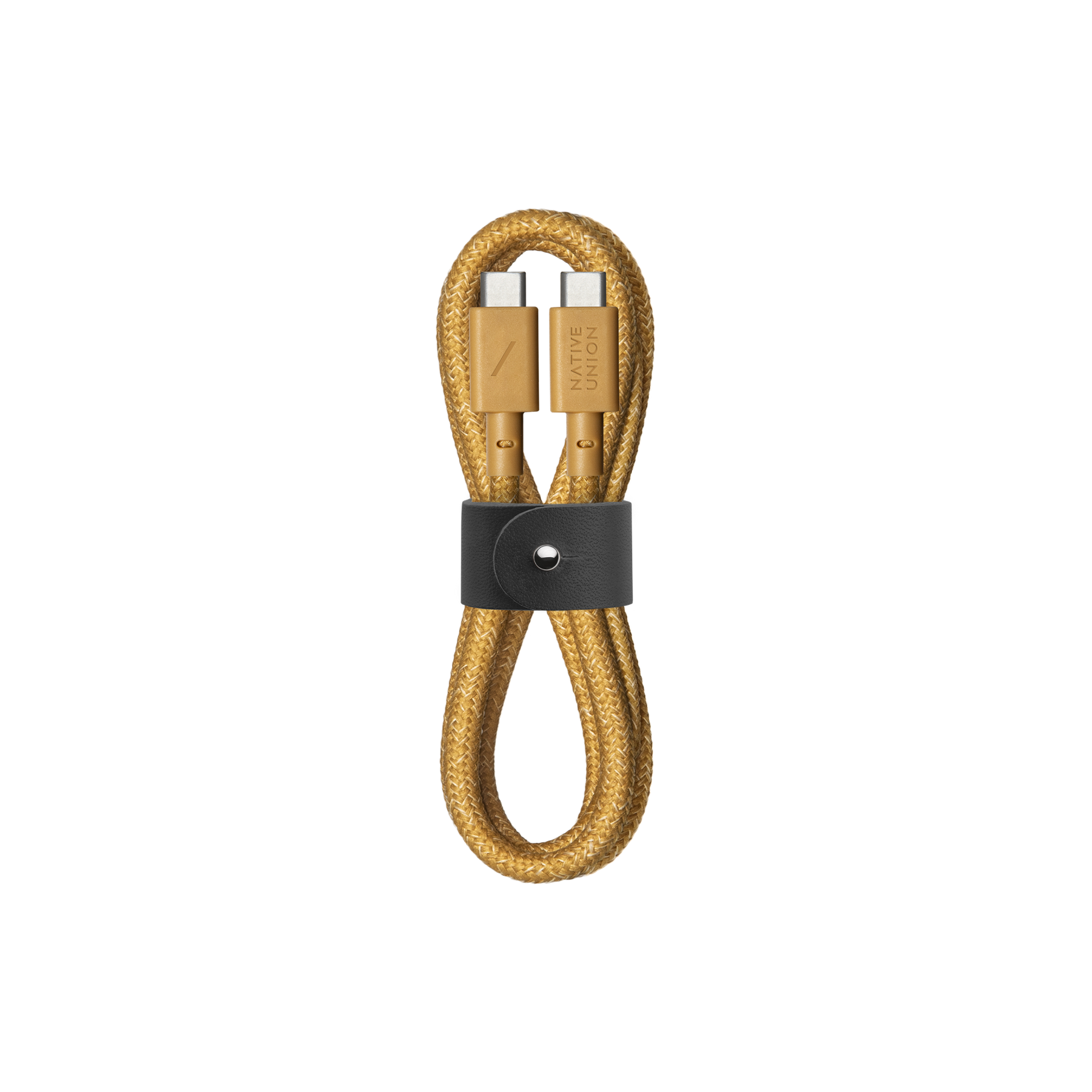 Native Union Belt Cable (USB-C to USB-C) The recycled 4-foot charging cable with bonded leather strap