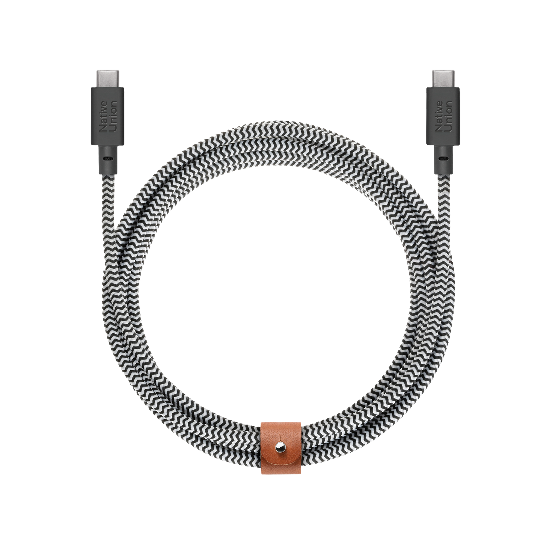 Native Union Belt Cable XL 100W (USB-C to USB-C) The extra-long 10ft / 2.4m cable to charge your devices anywhere