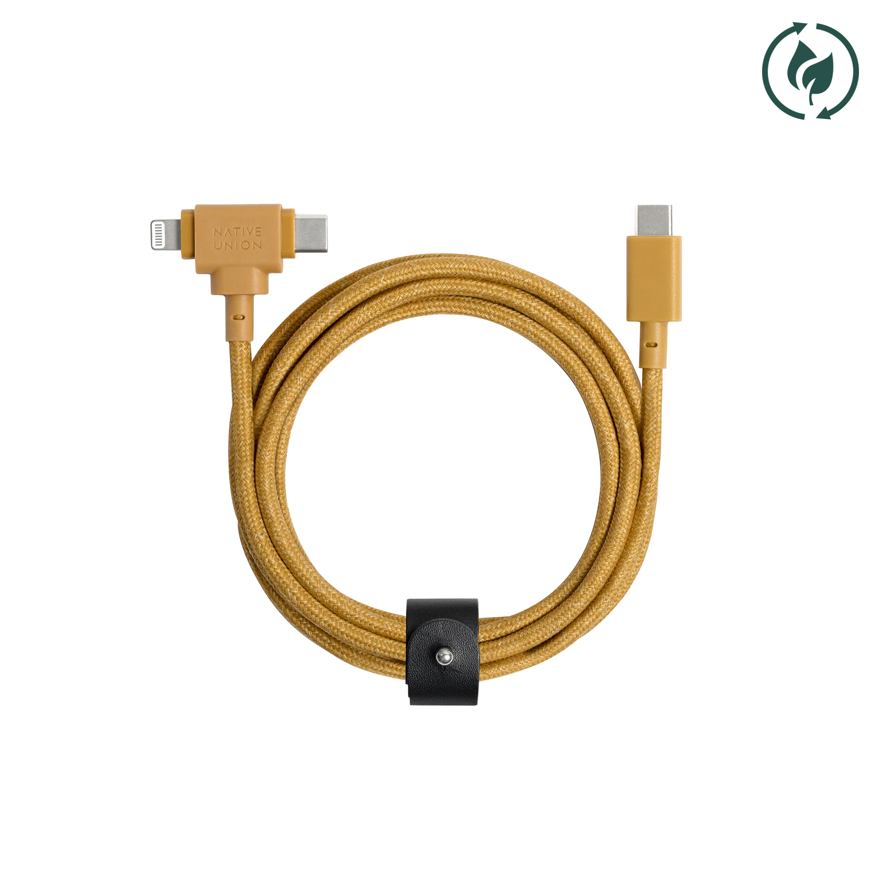 NATIVE UNION BELT CABLE DUO C TO C/L KRAFT 1.5M