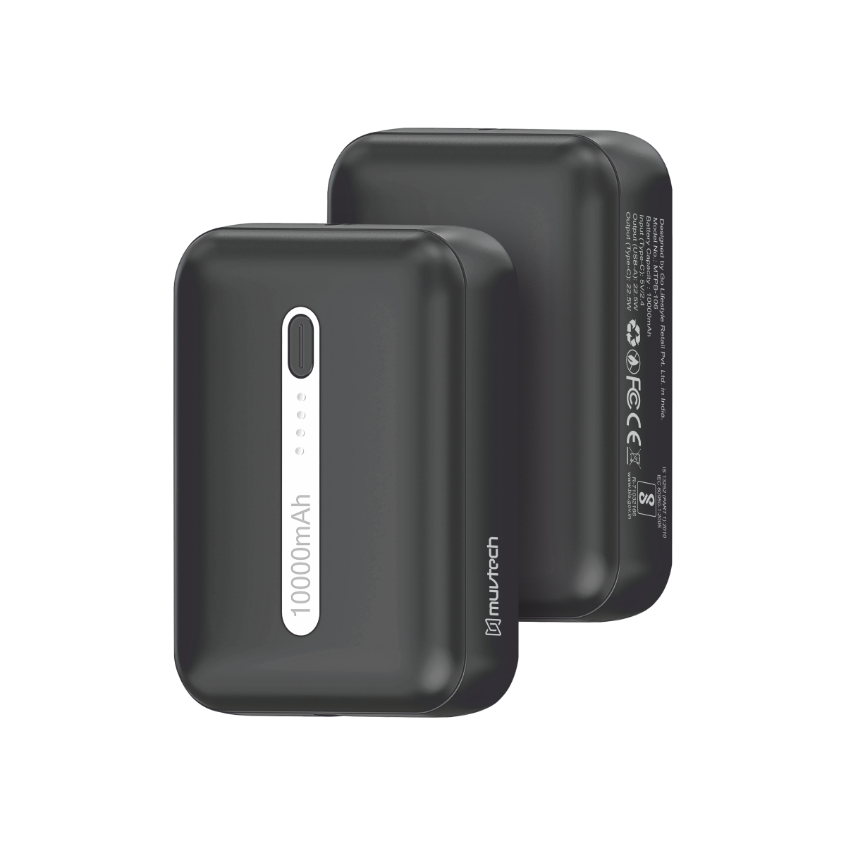 Zip 10- 10000mAh Fast Charging Power Bank