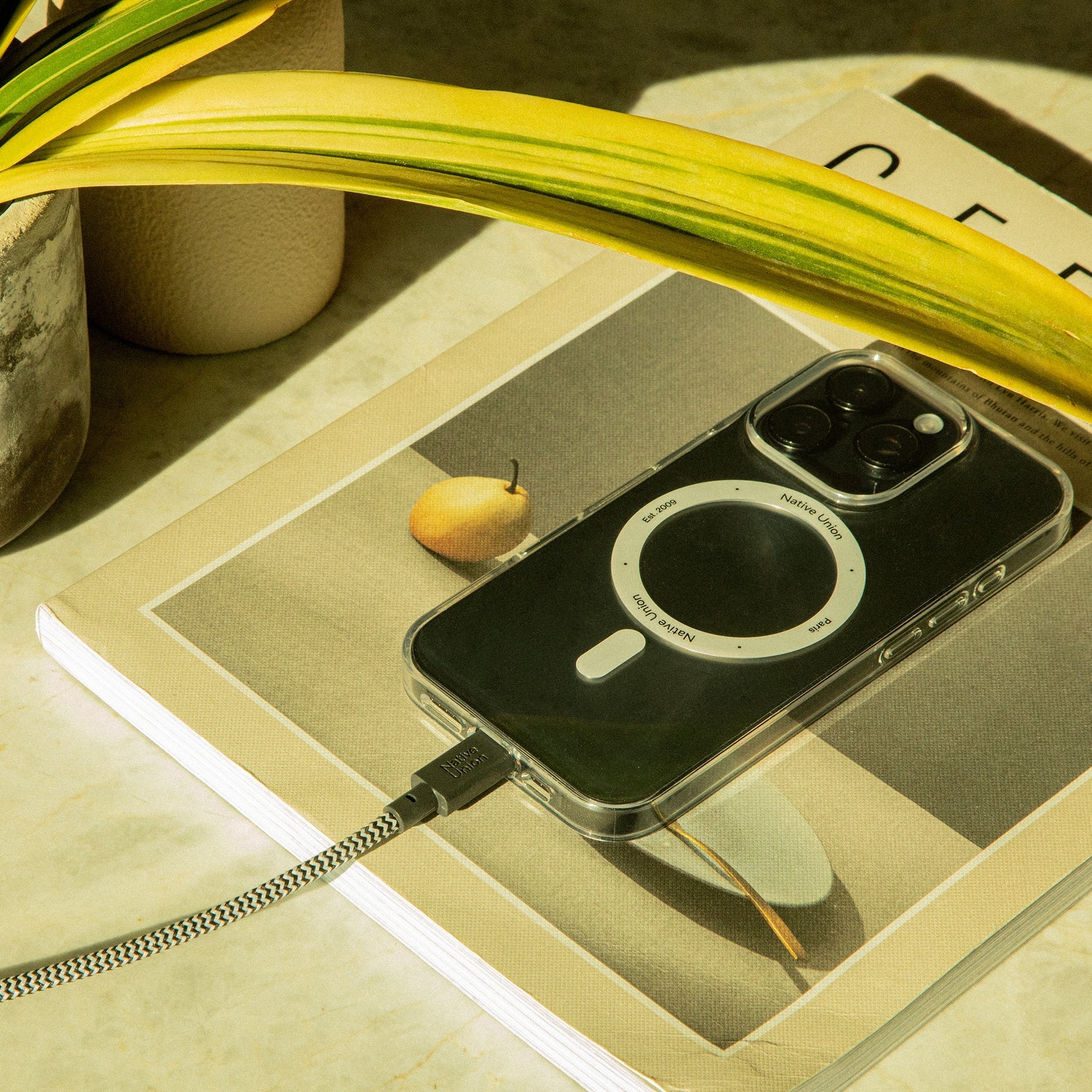 Native Union Belt Cable XL 100W (USB-C to USB-C) The extra-long 10ft / 2.4m cable to charge your devices anywhere