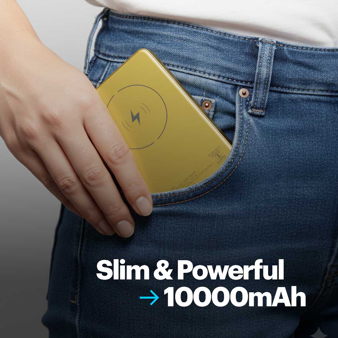 Aura 10000mAh 15W Magnetic Wireless Powerbank
