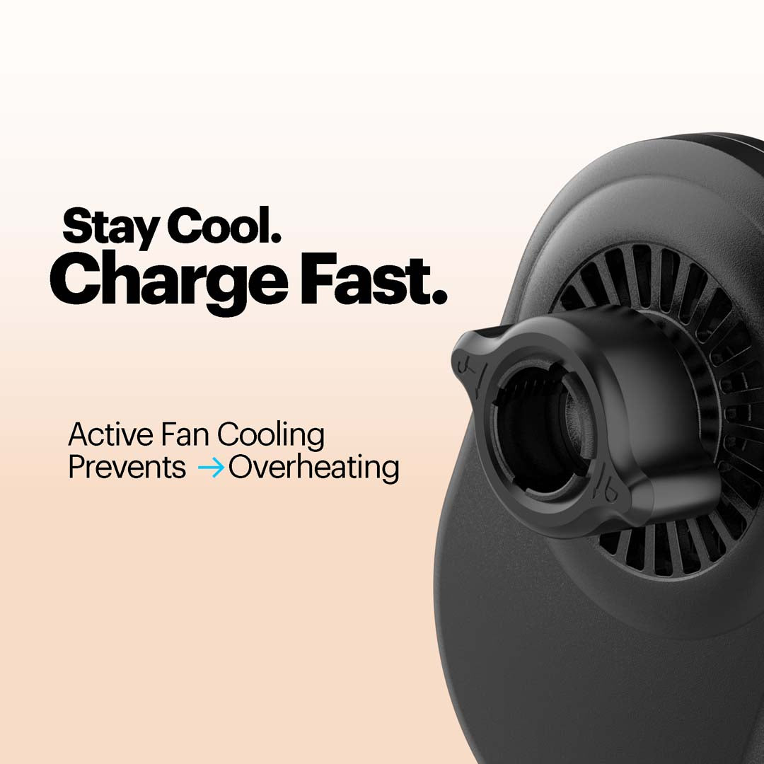 Stuffcool QMag Qi2.2 25W Magnetic Wireless Charging Car Mount with 45W Car Charger