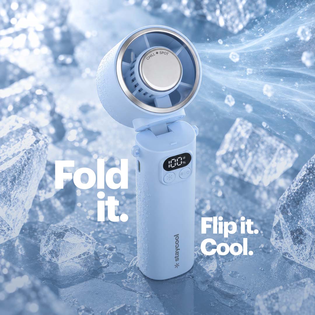 staycool turbo+ — Foldable Personal Cooler with ChillSpot
