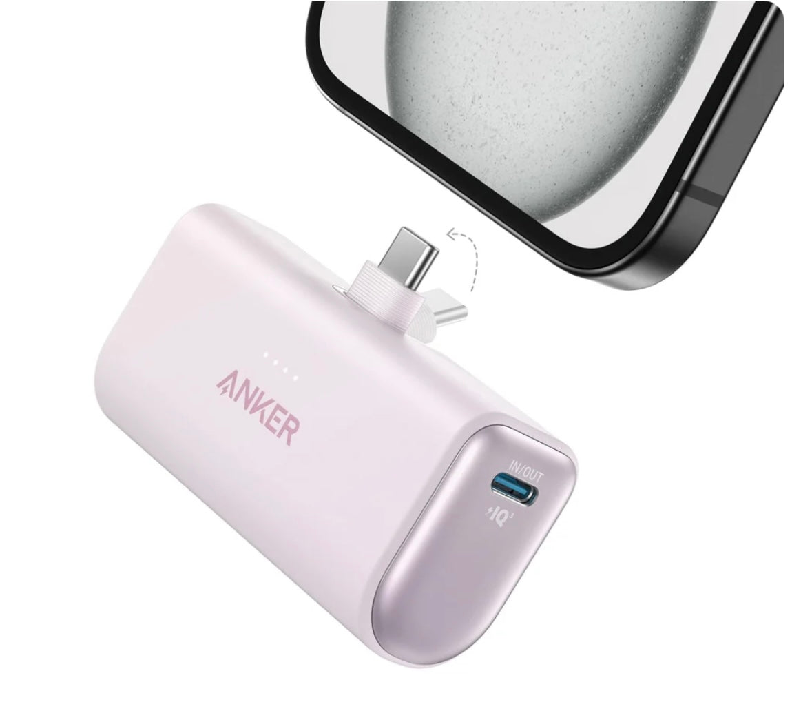 Anker Nano 5,000mAh Power Bank (22.5W) Built-In USB-C Connector