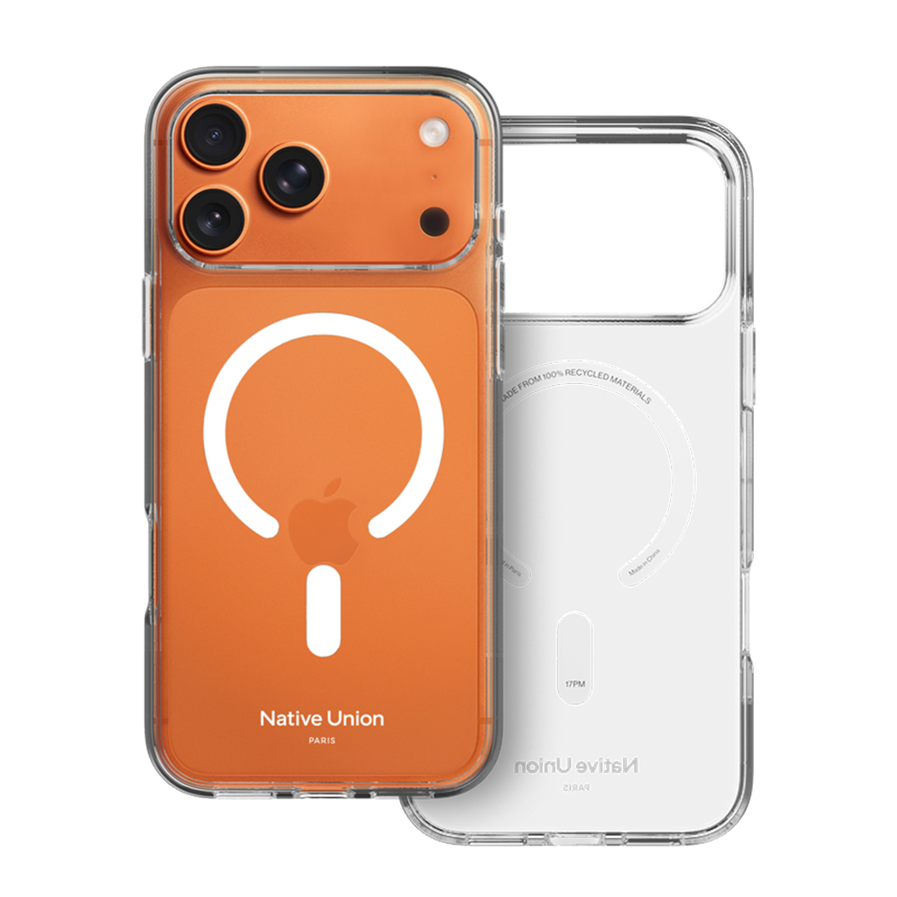 Native Union (Re) Clear Case for  iPhone 17 Pro Max The transparent recycled iPhone case with built-in magnets