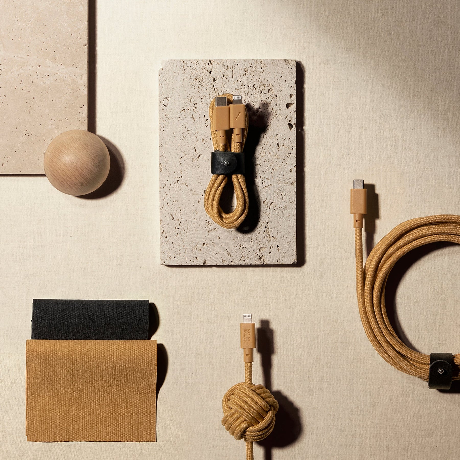 " NATIVE UNION BELT CABLE C TO LIGHTINING KRAFT 1.2M."