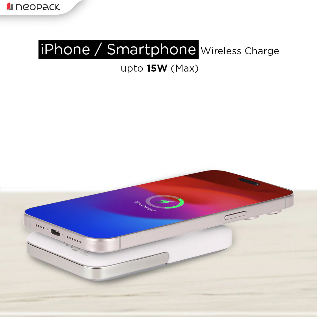 IN MagSafe Power Bank 10000 MAh With Support Wireless Charging