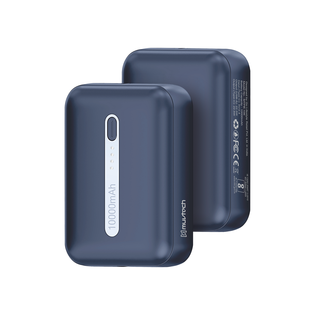 Zip 10- 10000mAh Fast Charging Power Bank